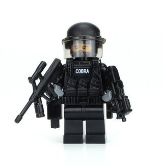 EKO COBRA Austrian Police Tactical Officer Custom Minifigure, BB18