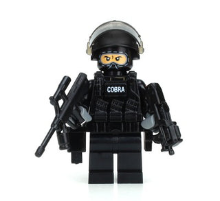 EKO COBRA Austrian Police Tactical Officer Custom Minifigure, BB18