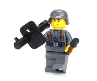 WWII German Soldier Anti-Tank Rocket Custom Minifigure, BB23