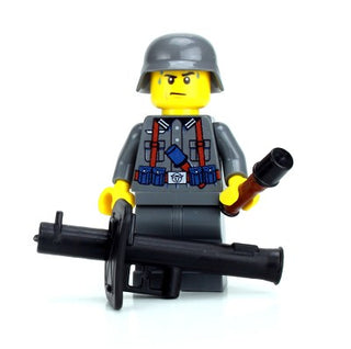 WWII German Soldier Anti-Tank Rocket Custom Minifigure, BB23