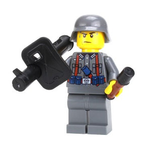 WWII German Soldier Anti-Tank Rocket Custom Minifigure, BB23