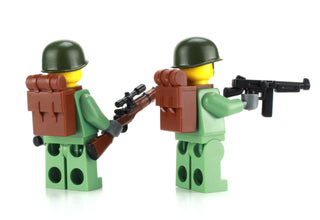 WW2 Pacifica 2 Pack marine Custom Minifigures, BB35