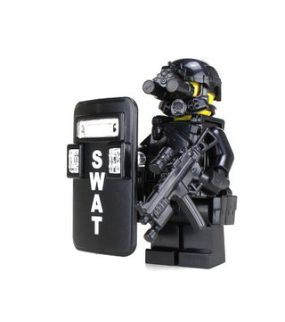 SWAT Police Officer Pointman Custom Minifigure