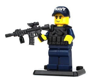 Collectible Navy Crew Member Coveralls Custom Minifigure, BB59