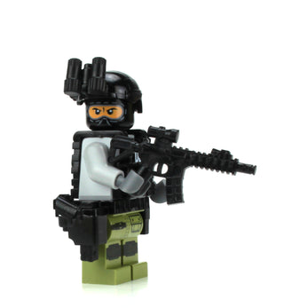 DEA Special Response Team SRT Officer Custom Minifigure, BB60