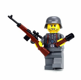 WWII German Soldier With G43 Custom Minifigure, BB78