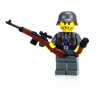 WWII German Soldier With G43 Custom Minifigure, BB78