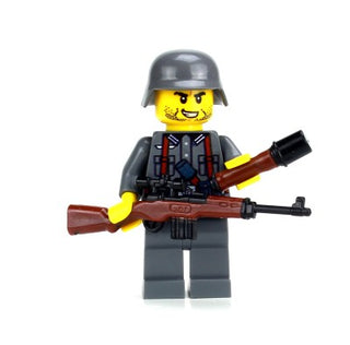 WWII German Soldier With G43 Custom Minifigure, BB78