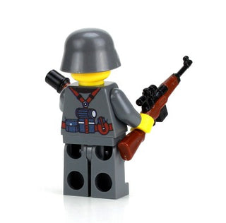 WWII German Soldier With G43 Custom Minifigure, BB78