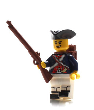 American Revolutionary War Soldier Custom Minifigure, BB90