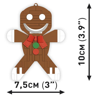 Gingerbread Man Christmas Tree Ornament: COBI Set #200013 Building Kit Cobi Toys