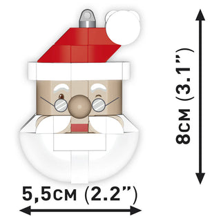 Santa Claus Christmas Ornament: Cobi Set #200011 Building Kit Cobi Toys
