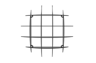 Neon/Fluorescent Spherical Display Shelf Scobo Design, LLC Black