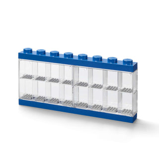 LEGO® Minifigure Display Case, With 16 Slots Display Case LEGO® Blue