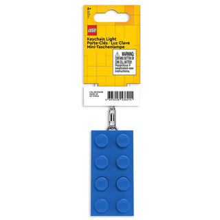 LEGO® Keychain Light - Blue 2x4 Brick