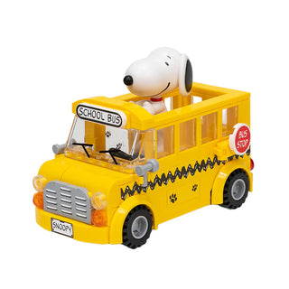Pantasy x Snoopy Where We Go Series - School Bus, 86906 Building Kit Pantasy®