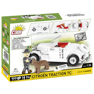 1934 Citroen Traction 7C Cabriolet Car: COBI Set #2264 Building Kit Cobi Toys