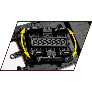Schwerer Plattformwagen Type Ssys Train Car: COBI Set #6284 Building Kit Cobi Toys