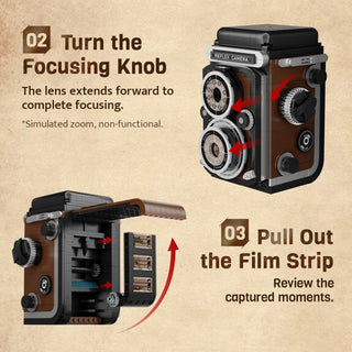Twin Lens Reflex Camera, 85050 Building Kit Pantasy®
