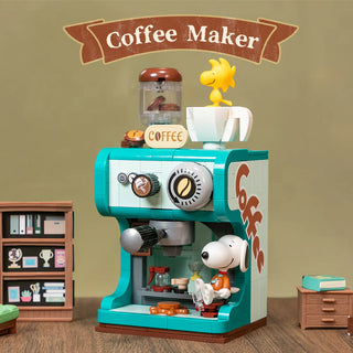 Pantasy x Snoopy Retro Time Series - Coffee Maker, 86914 Building Kit Pantasy®