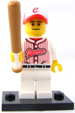 Baseball Player, col03-16 Minifigure LEGO®