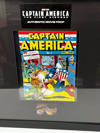 Captain America Comic Book, from Captain America: The First Avenger Movie Prop Atlanta Brick Co   