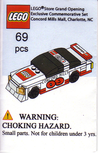 2009 Concord Mills Mall LEGO® Store Grand Opening Kit, CONCORD-1 Building Kit LEGO®