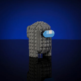 Crewmates and Imposters Mini Build Bricker Builds Gray Imposter Bricks & Instructions