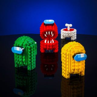 Crewmates and Imposters Mini Build Bricker Builds