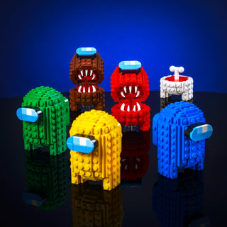 Crewmates and Imposters Mini Build Bricker Builds