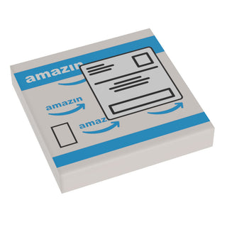 Amazin Mailing Envelope (2x2 Tile) made using LEGO parts - B3 Customs Custom Parts B3 Customs