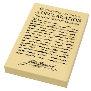 Declaration of Independence Printed 2x3 Tile made using LEGO part Custom Parts B3 Customs
