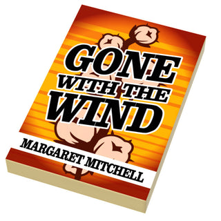 Gone with the Wind Book Tile (2x3) made using LEGO parts Custom Parts B3 Customs