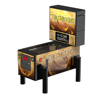 The One Ring, LOTR Pinball Arcade Machine Building Set made using LEGO parts Building Kit B3 Customs