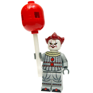 Pennywise Custom Minifig made using LEGO parts - B3 Customs Custom Minifigure B3 Customs