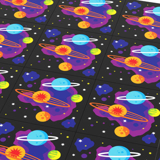 B3 Customs® 80's Arcade Carpet (Planets) - Custom Printed 6x6 Tile 10 Pack B3 Customs