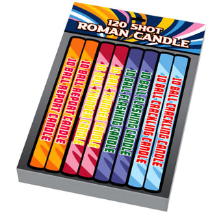 Roman Candles for Minifig Fireworks (2x3 Tile), 4th of July made using LEGO parts Custom Parts B3 Customs