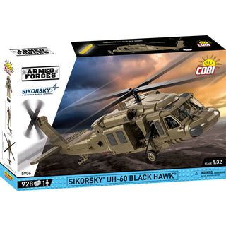 Sikorsky UH-60 Black Hawk Helicopter: COBI Set #5906 Building Kit Cobi Toys