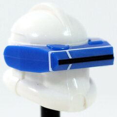 Detail White Print Blue Macrobinoculars- CAC Custom Headgear Accessory Clone Army Customs   