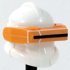 Detail White Print Orange Macrobinoculars- CAC Custom Headgear Accessory Clone Army Customs   