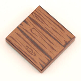 Dark Hardwood Tile Part Pack (20 Tiles) made with LEGO parts - B3 Customs Custom Parts B3 Customs