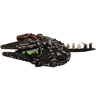 The Dark Falcon Wall Mount Display Case Bricked Up Designs