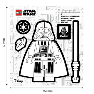 LEGO® Star Wars™ Sticker - Darth Vader™ Black & White (53750)
