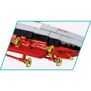 HMS Belfast: WWII COBI Set #4844 Building Kit Cobi Toys