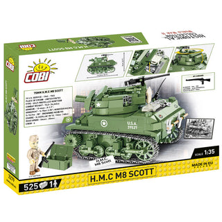 H.M.C M8 Scott Tank, WWII: COBI Set #2279 Building Kit Cobi Toys