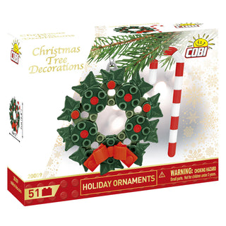 Holiday Wreath Christmas Tree Ornament: COBI Set #20009 Building Kit Cobi Toys