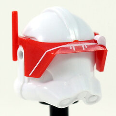 Detail Red Visor Style- CAC Custom Headgear Accessory Clone Army Customs White  