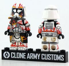 R-Heavy Burning Legion Trooper- CAC Custom minifigure Clone Army Customs   