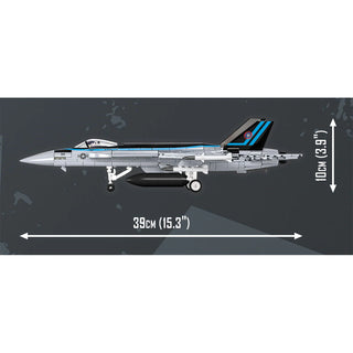 TOP GUN F/A-18E Super Hornet Jet, Version 2: COBI Set #5805A Building Kit Cobi Toys