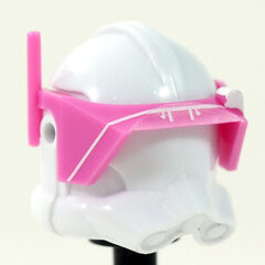Detail White Print Pink Visor- CAC Custom Headgear Accessory Clone Army Customs   